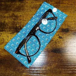 Etui à lunettes/bleu