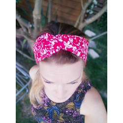 headband rouge taille adulte