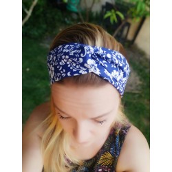 headband bleu taille adulte